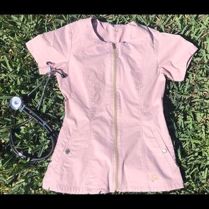 Jaanuu Light Pink Scrubs